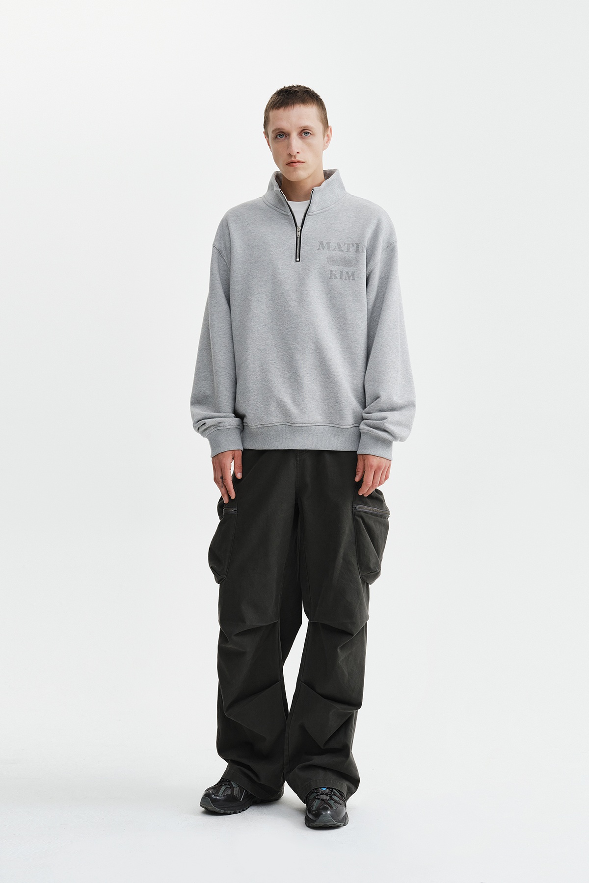 MATIN LOGO QUARTER ZIP UP