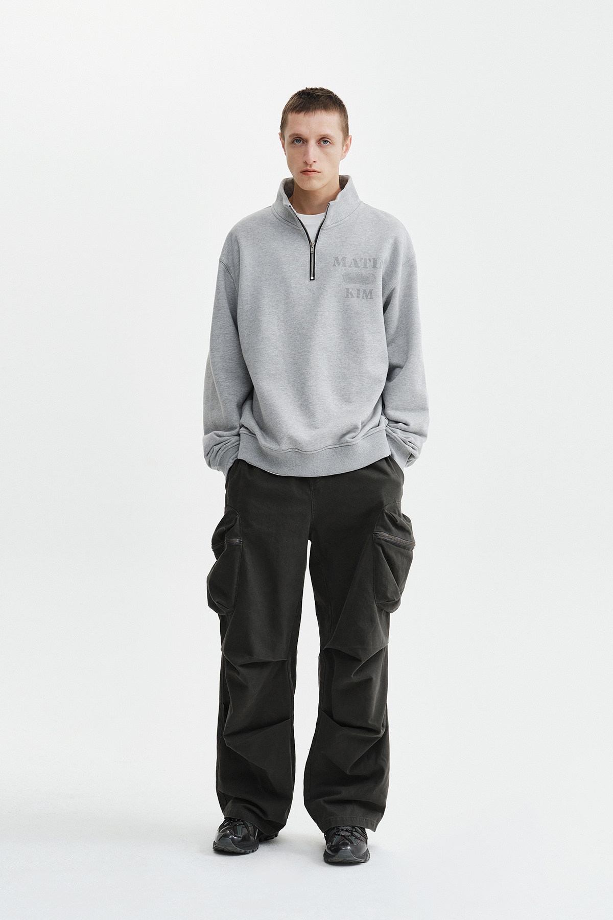 MATIN LOGO QUARTER ZIP UP