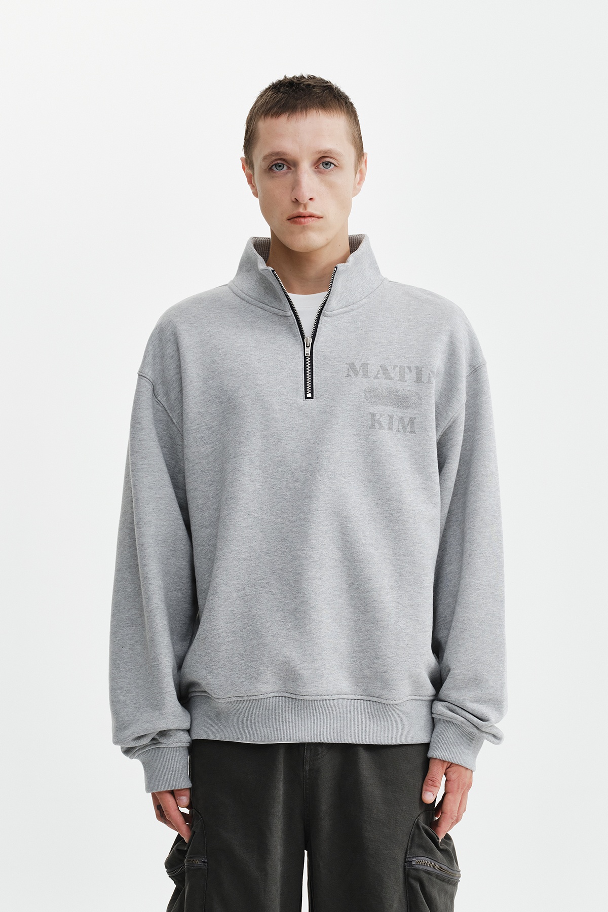 MATIN LOGO QUARTER ZIP UP