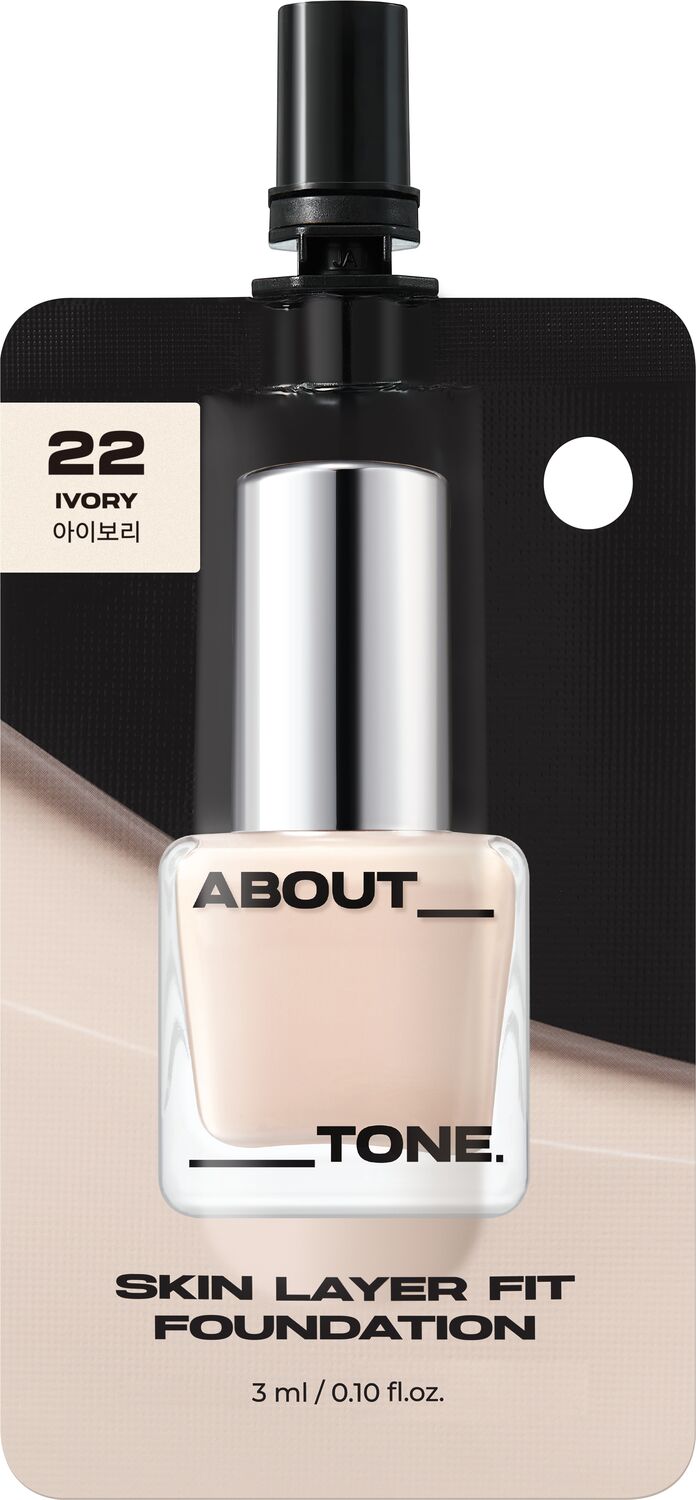 "ABOUT TONE SKIN LAYER FIT FOUNDATION SPOUTER POUCH  "