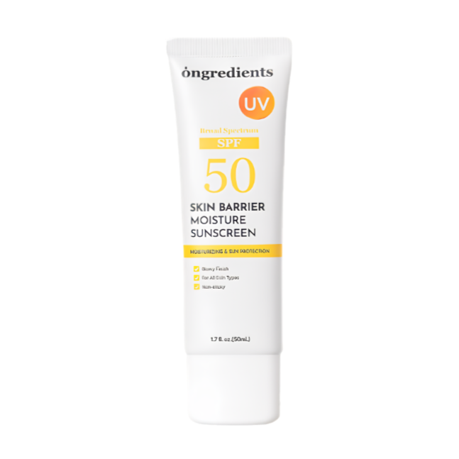 ONGREDIENTS Skin Barrier Moisture Sun Cream SPF50+/PA+++ 50ml