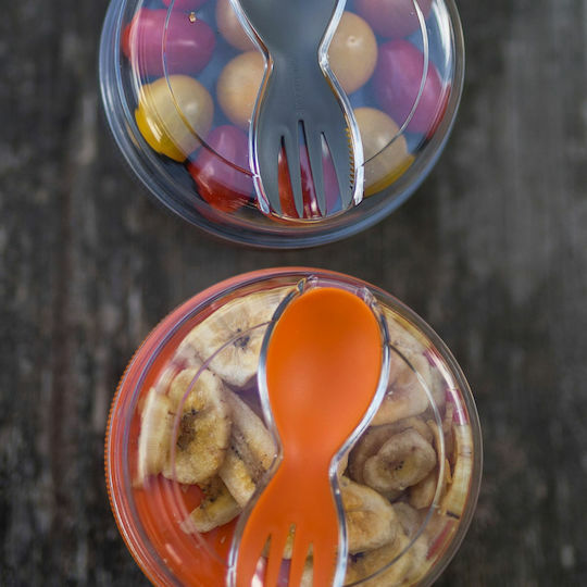 N'ice Cup™ - L, Lunch box with cooling disc - Pink-Panda