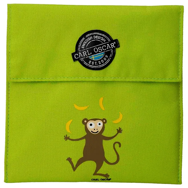 Pack n' Snack™ Sandwich Bag - Lime-Monkey