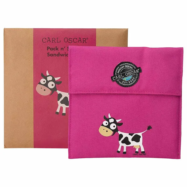 Pack n' Snack™ Sandwich Bag - Purple-Cow