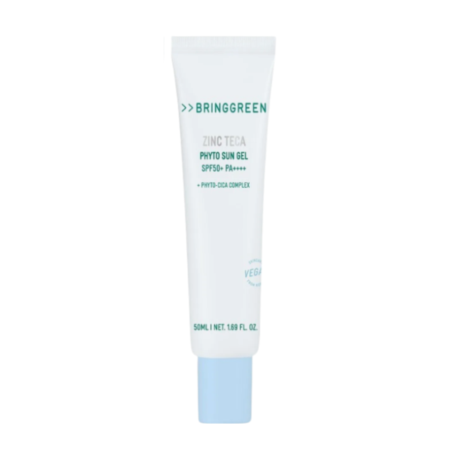 BRINGGREEN Zinc Teca Phyto Sun Gel SPF50+/PA++++ 50ml