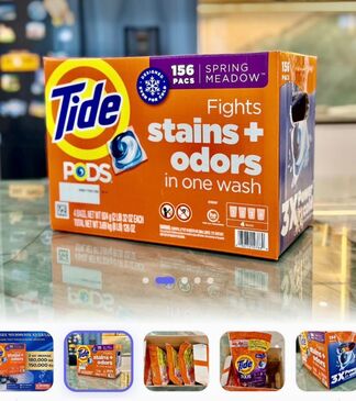 Tide pods - oxi 156 хайрцагтай