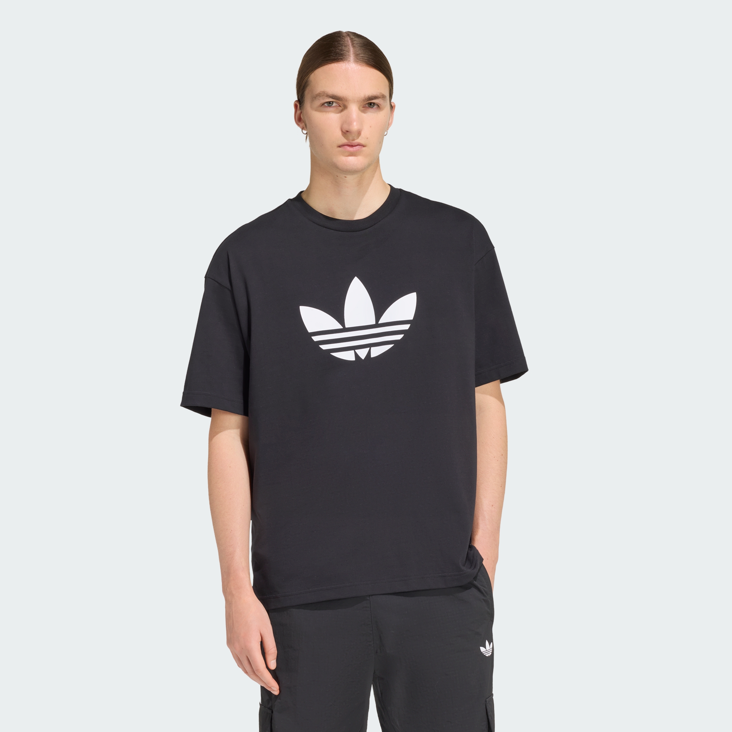 TREFOIL T-SHIRT BLACK/WHITE