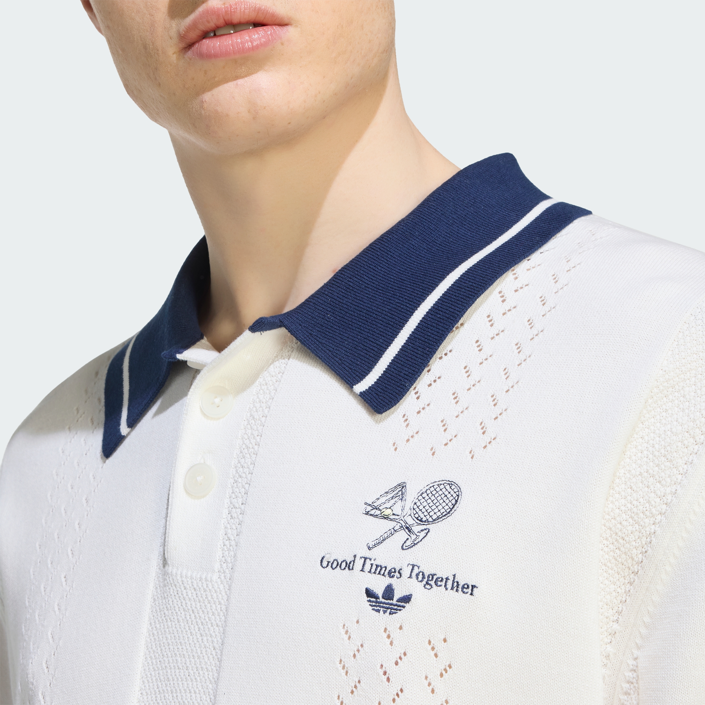 POLO SWEATER SS OWHITE