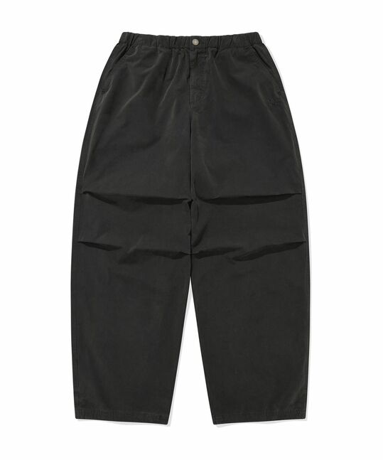 WIDE COTTON WASHED EASY PANTS