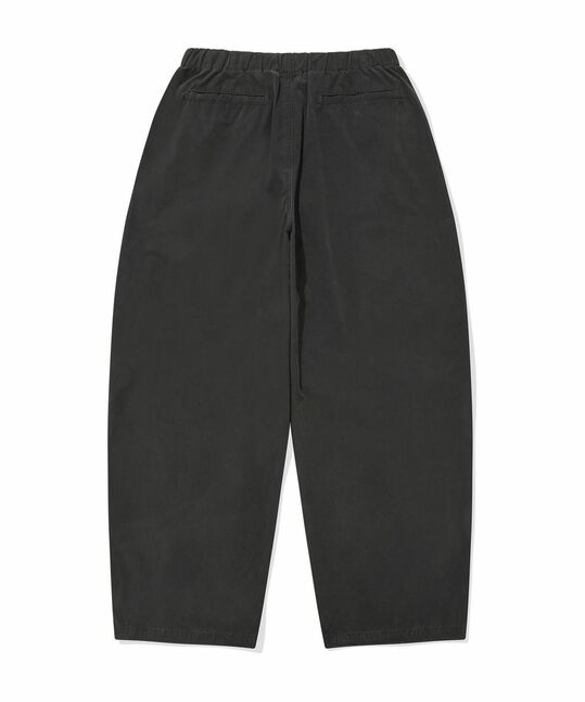 WIDE COTTON WASHED EASY PANTS