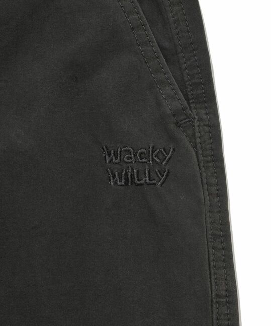 WIDE COTTON WASHED EASY PANTS