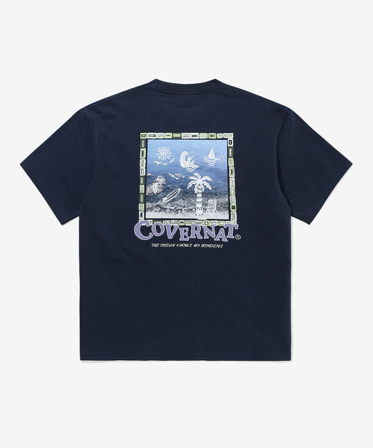 AQUA FRAME GRAPHIC T-SHIRT