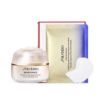 Uplifting and Firming Express Eye Mask, Wrinkle Smoothing Eye Cream Bundle