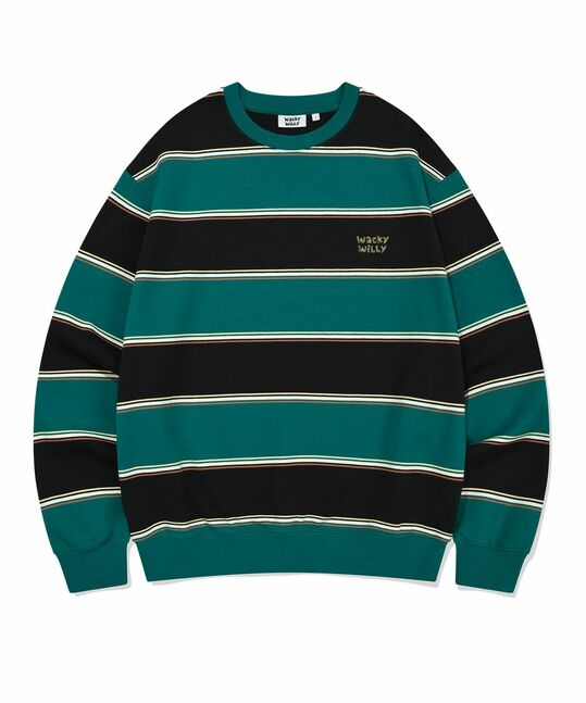 MULTI-STRIPE SWEATSHIRT