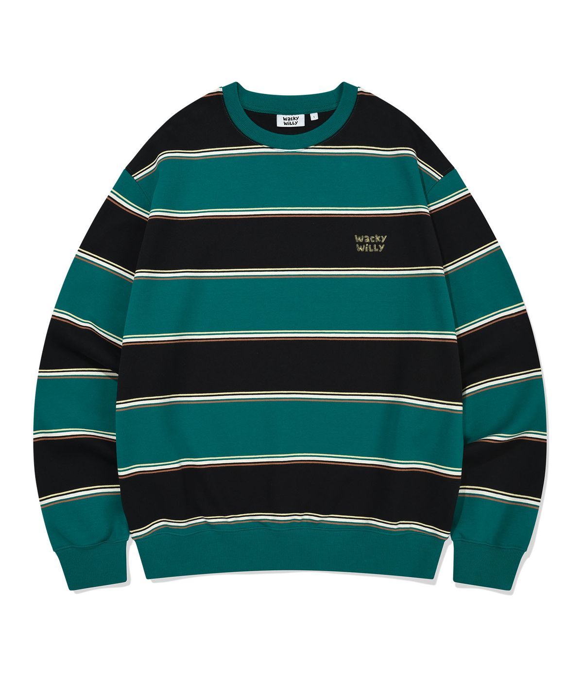 MULTI-STRIPE SWEATSHIRT