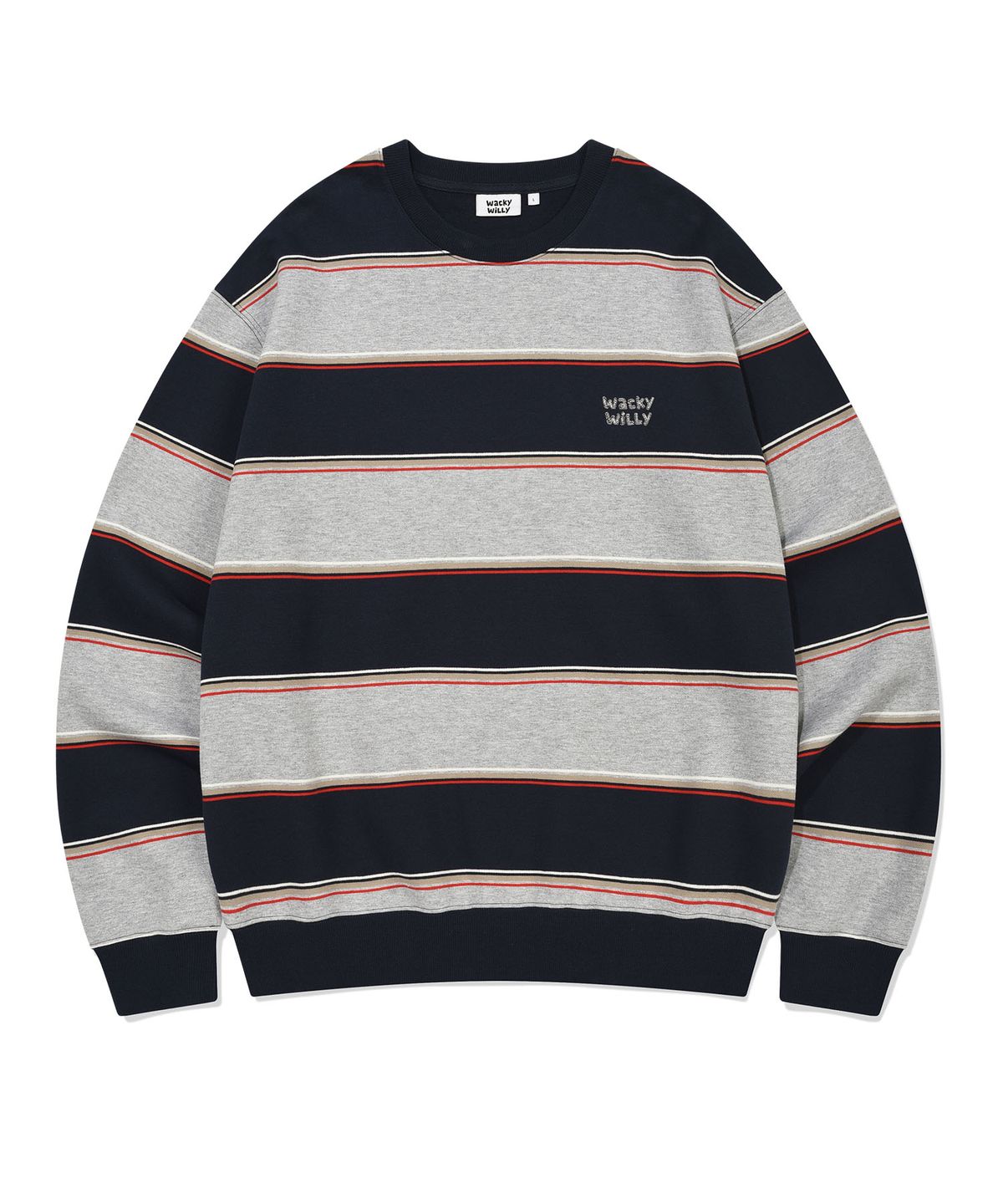 MULTI-STRIPE SWEATSHIRT