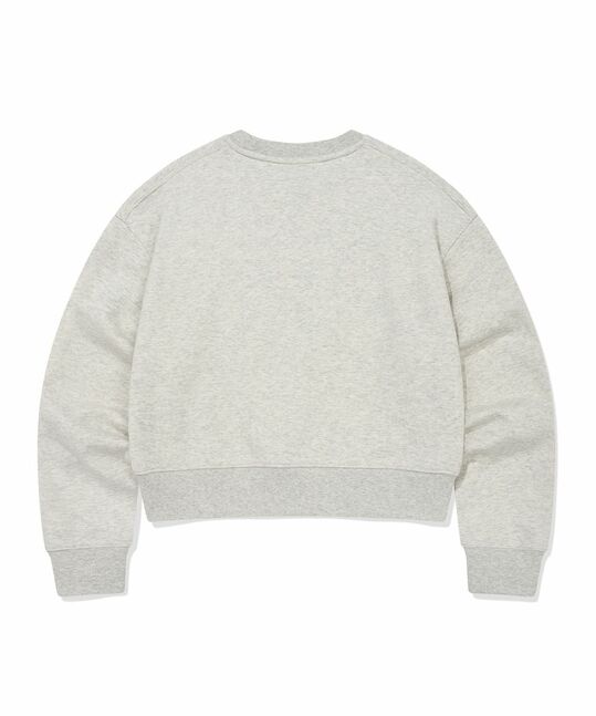 WOMEN'S CHECK LILY CROPPED SWEATSHIRT