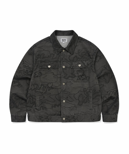 DENIM TRUCKER JUMPER (PATTERN)