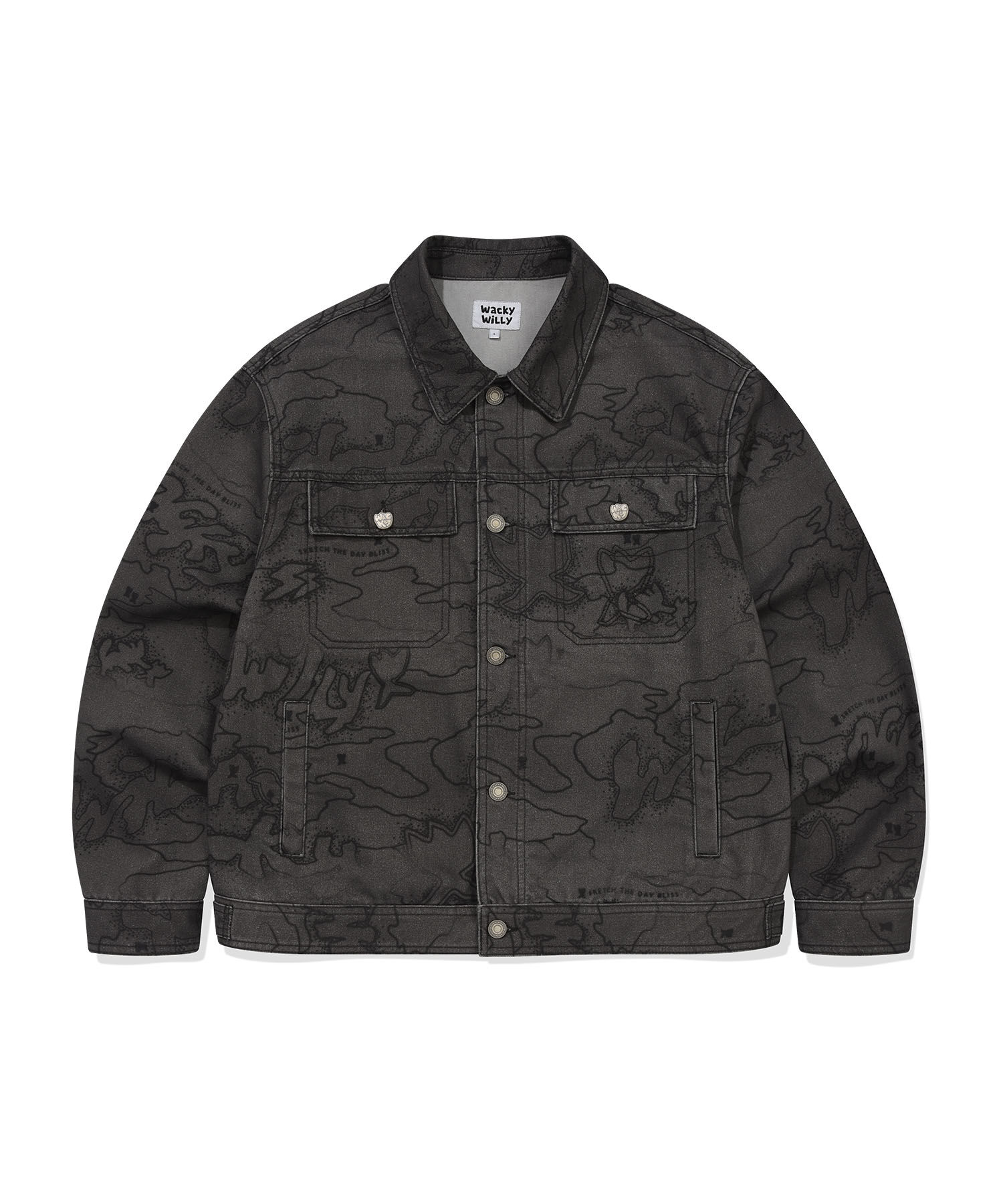 DENIM TRUCKER JUMPER (PATTERN)
