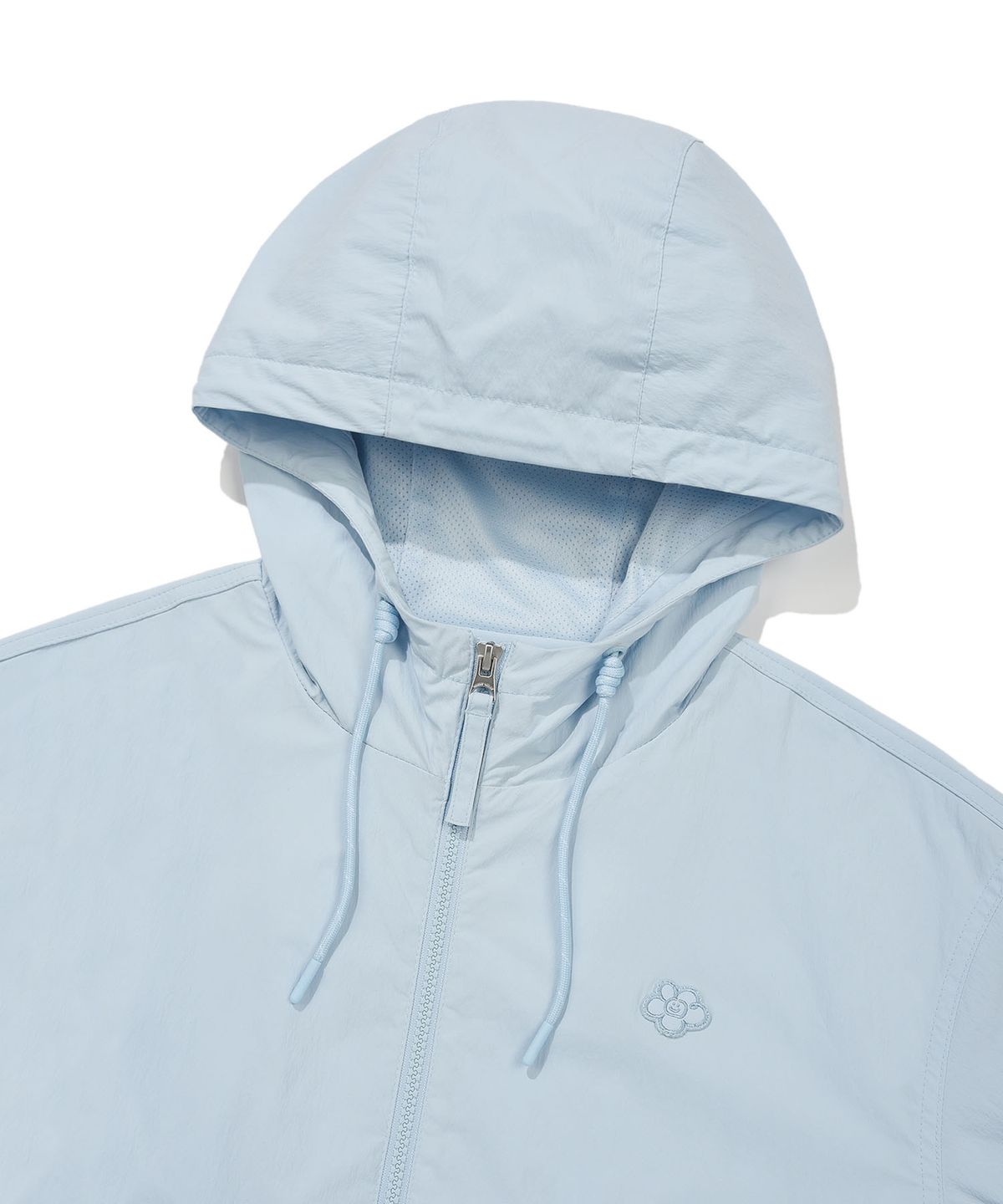 WOMEN NYLON HOODED WINDBREAKER