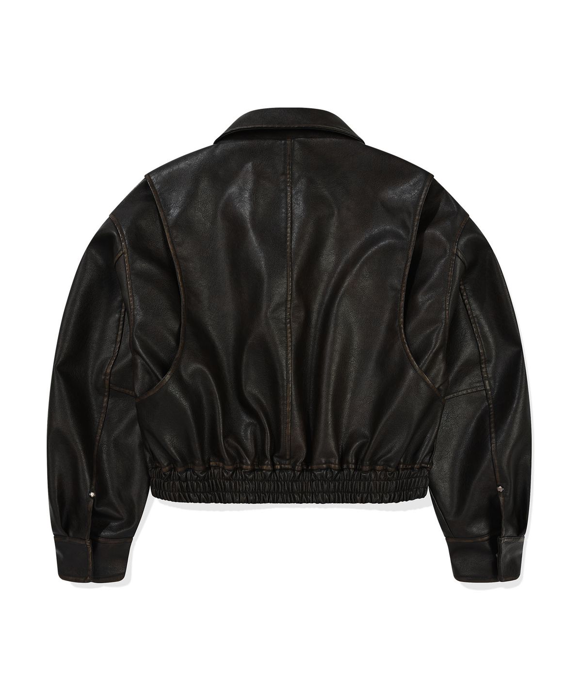 WOMEN'S CROPPED LEATHER JACKET