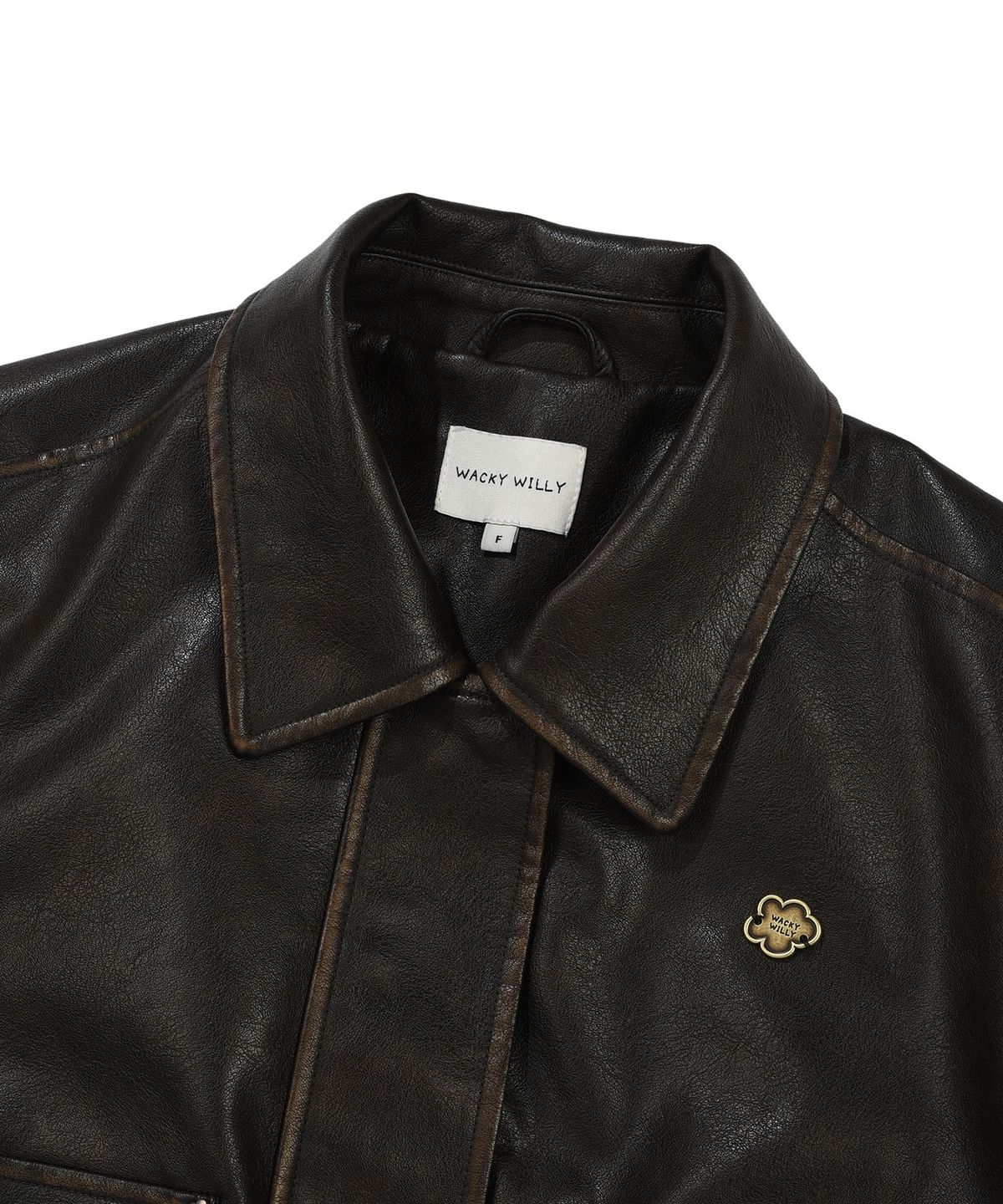 WOMEN'S CROPPED LEATHER JACKET