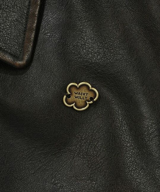 WOMEN'S CROPPED LEATHER JACKET