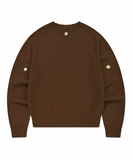 WOMEN'S LILY DOT V-NECK PULLOVER