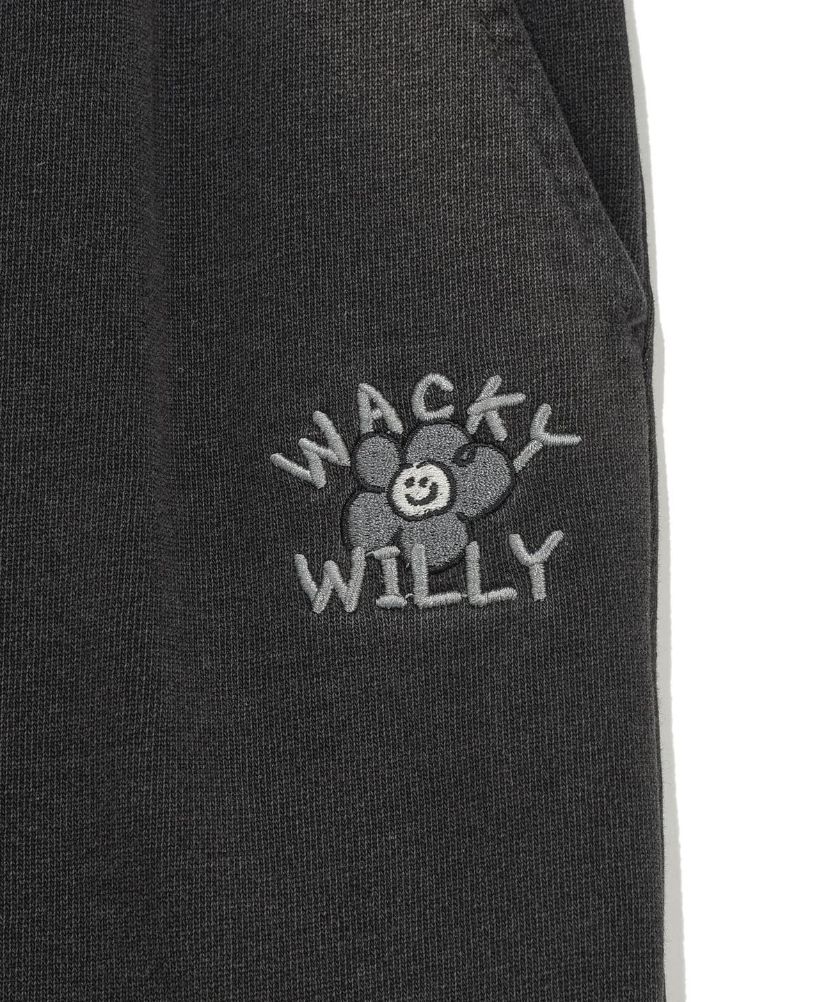 WOMEN DENIM WASHED SEMI-WIDE CARGO PANTS