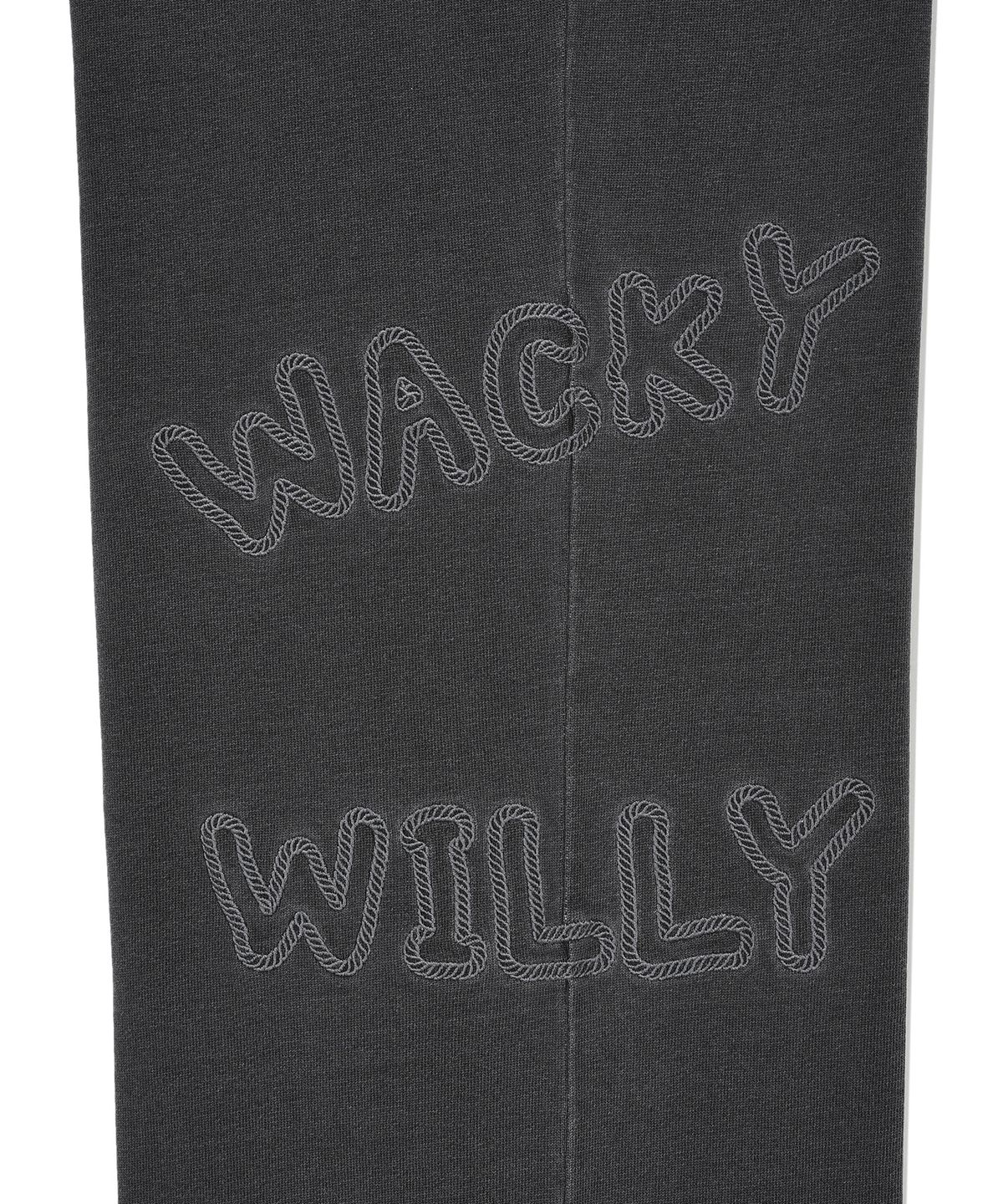 WOMEN'S BIG LILY LOGO DENIM WASHING SEMI WIDE SWEATPANTS