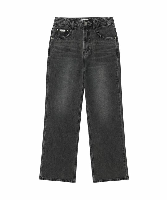 WOMEN'S SEMI-FLARED FIT DENIM PANTS