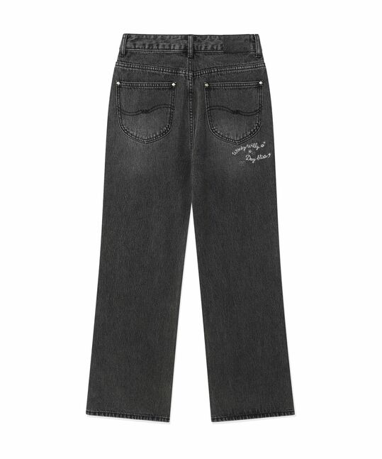 WOMEN'S SEMI-FLARED FIT DENIM PANTS