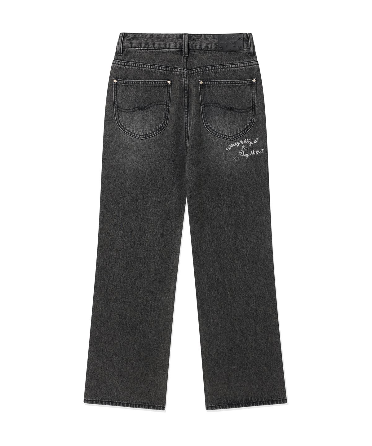 WOMEN'S SEMI-FLARED FIT DENIM PANTS