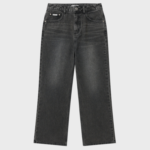 WOMEN'S SEMI-FLARED FIT DENIM PANTS