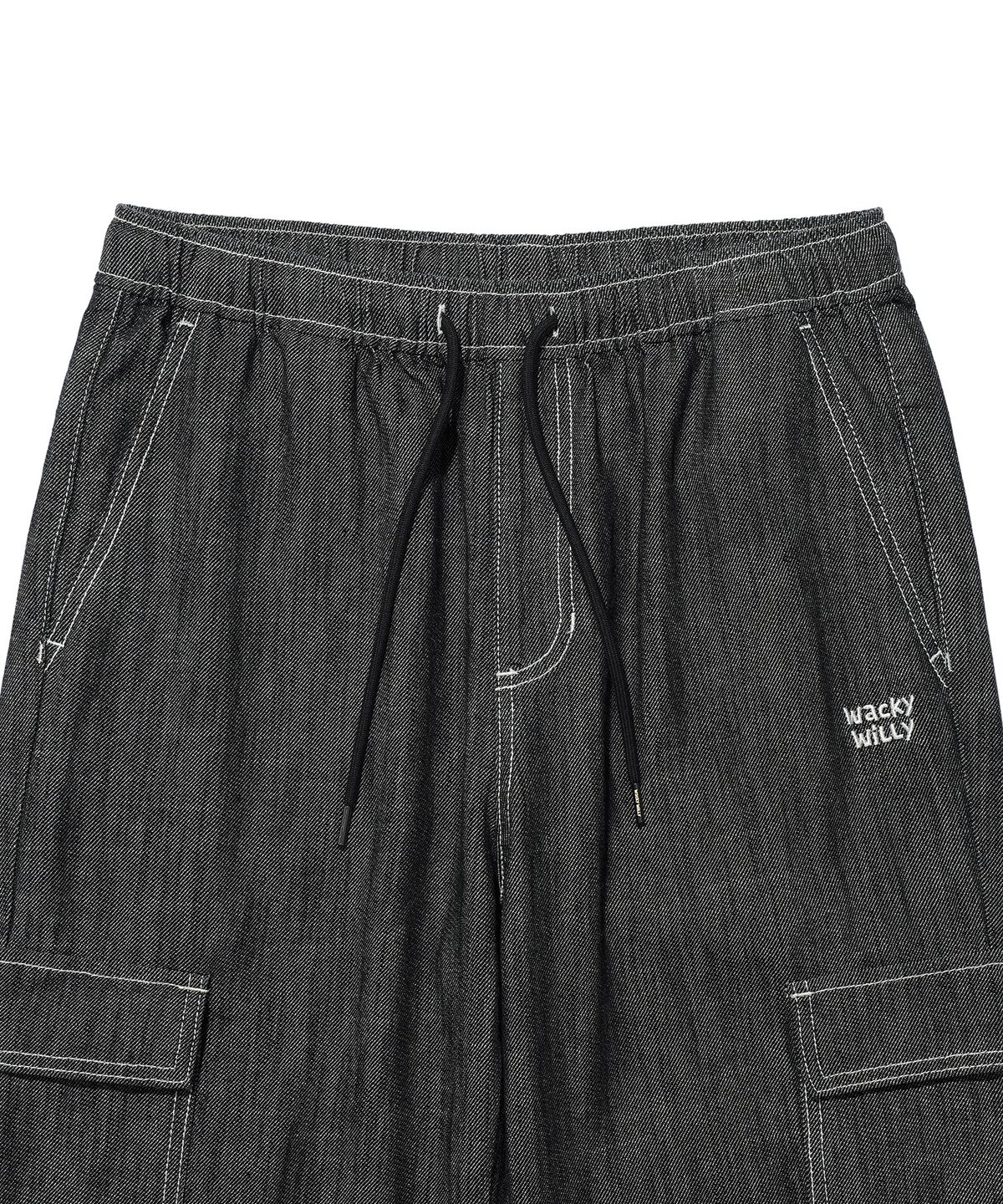 STRAIGHT EASY DENIM CARGO PANTS