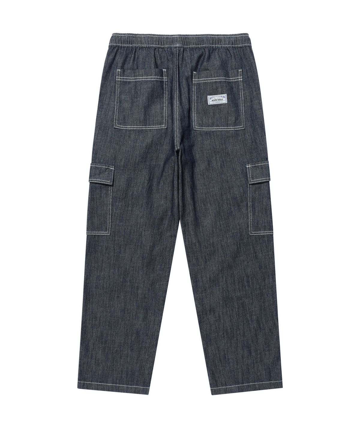 STRAIGHT EASY DENIM CARGO PANTS