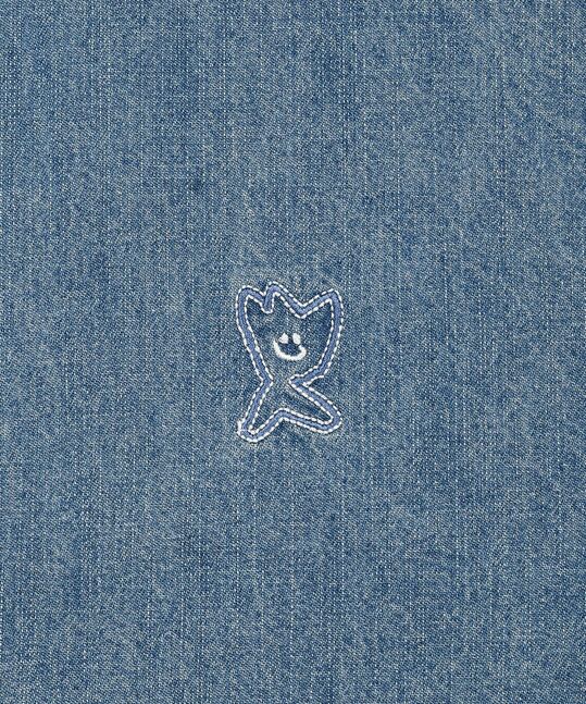 WASHING DENIM LONG SLEEVE SHIRT