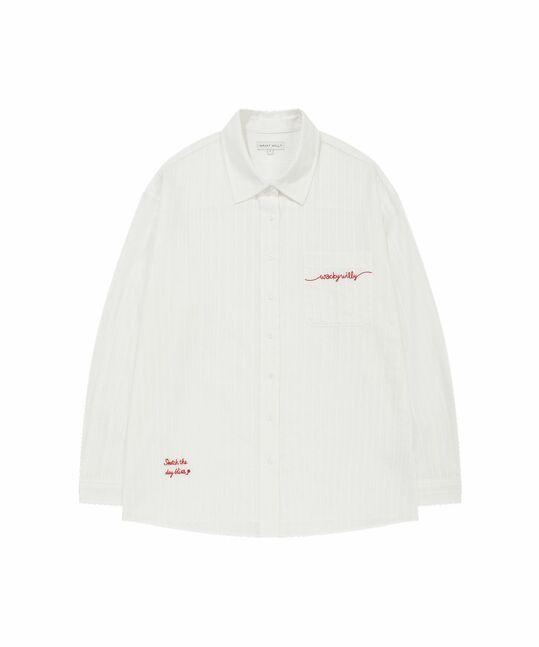 WOMEN'S BASIC COTTON OVERFIT SHIRT