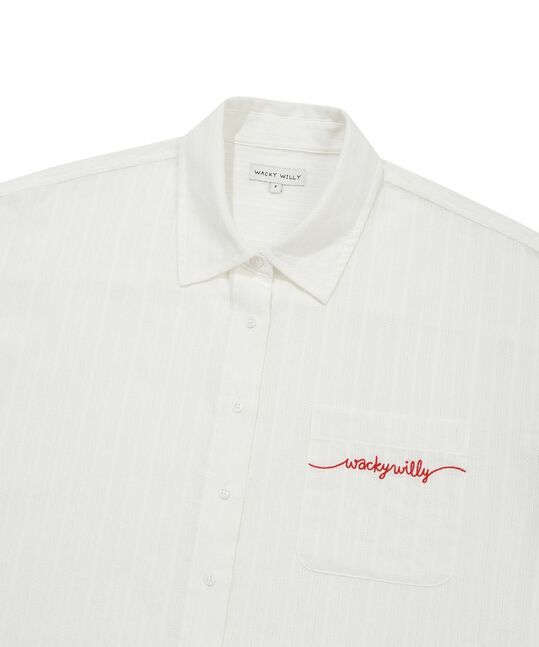 WOMEN'S BASIC COTTON OVERFIT SHIRT