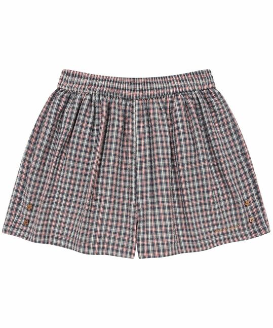 WOMEN'S CHECK SEERSUCKER SHORTS (SET)