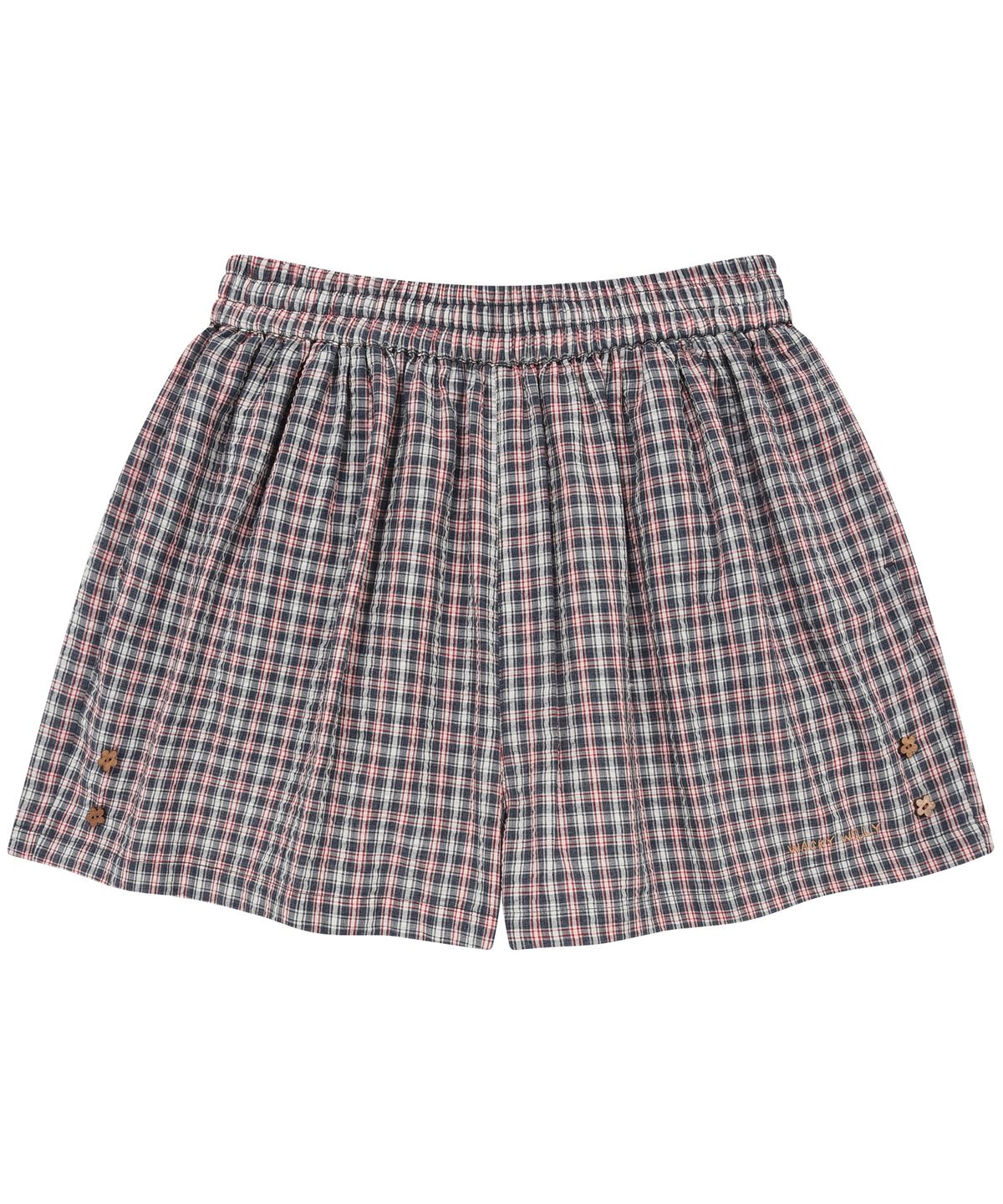 WOMEN'S CHECK SEERSUCKER SHORTS (SET)