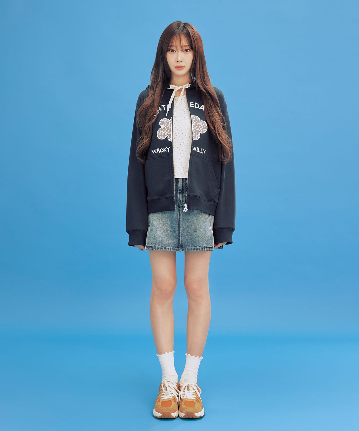 WOMEN'S DENIM MINI SKIRT