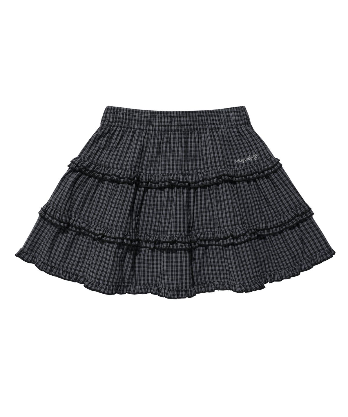 WOMEN RUFFLE MINI SKIRT