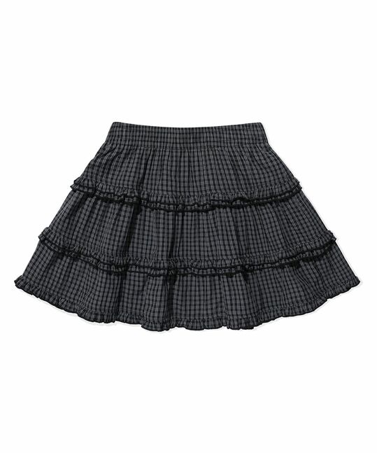 WOMEN RUFFLE MINI SKIRT