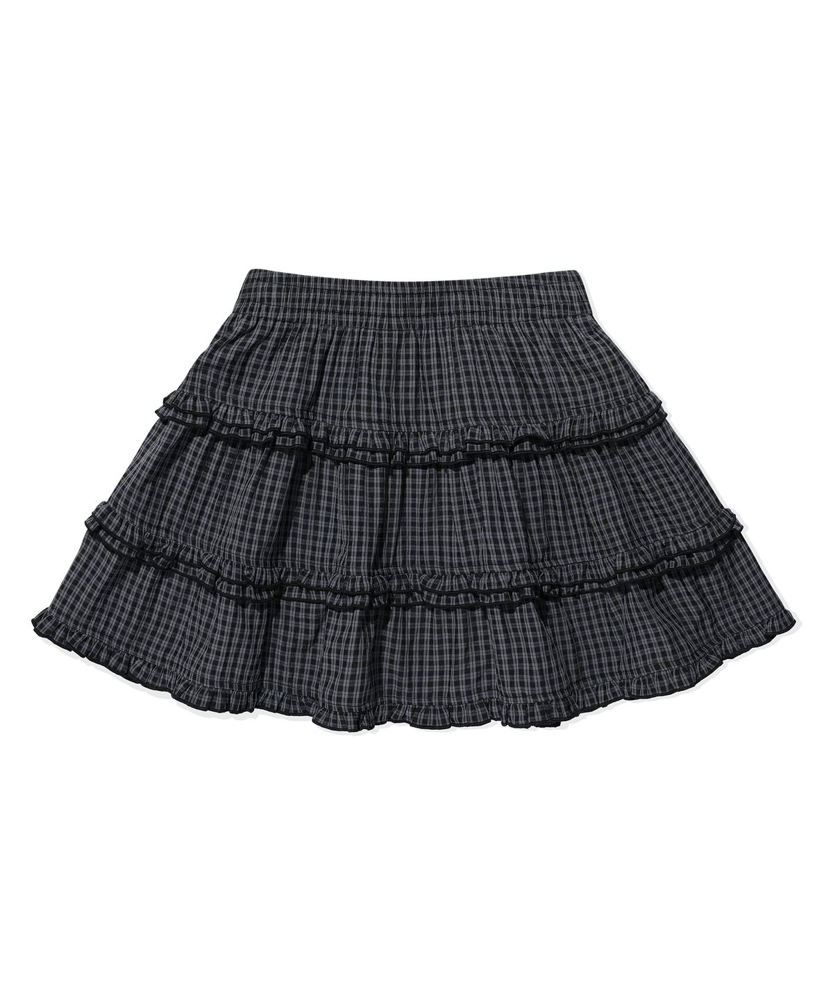 WOMEN RUFFLE MINI SKIRT