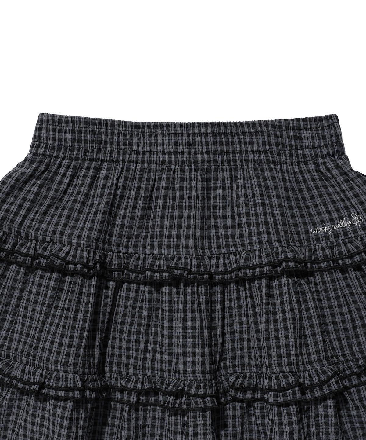 WOMEN RUFFLE MINI SKIRT