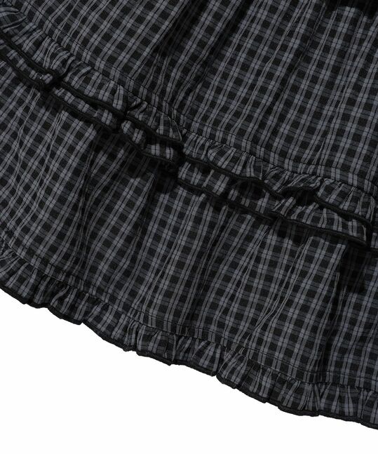 WOMEN RUFFLE MINI SKIRT