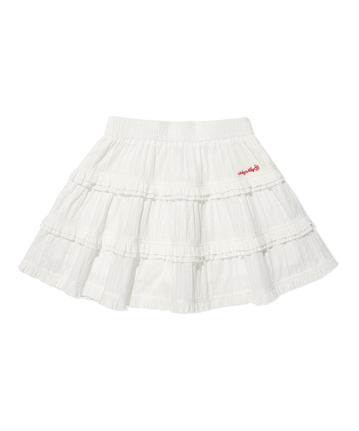 WOMEN RUFFLE MINI SKIRT