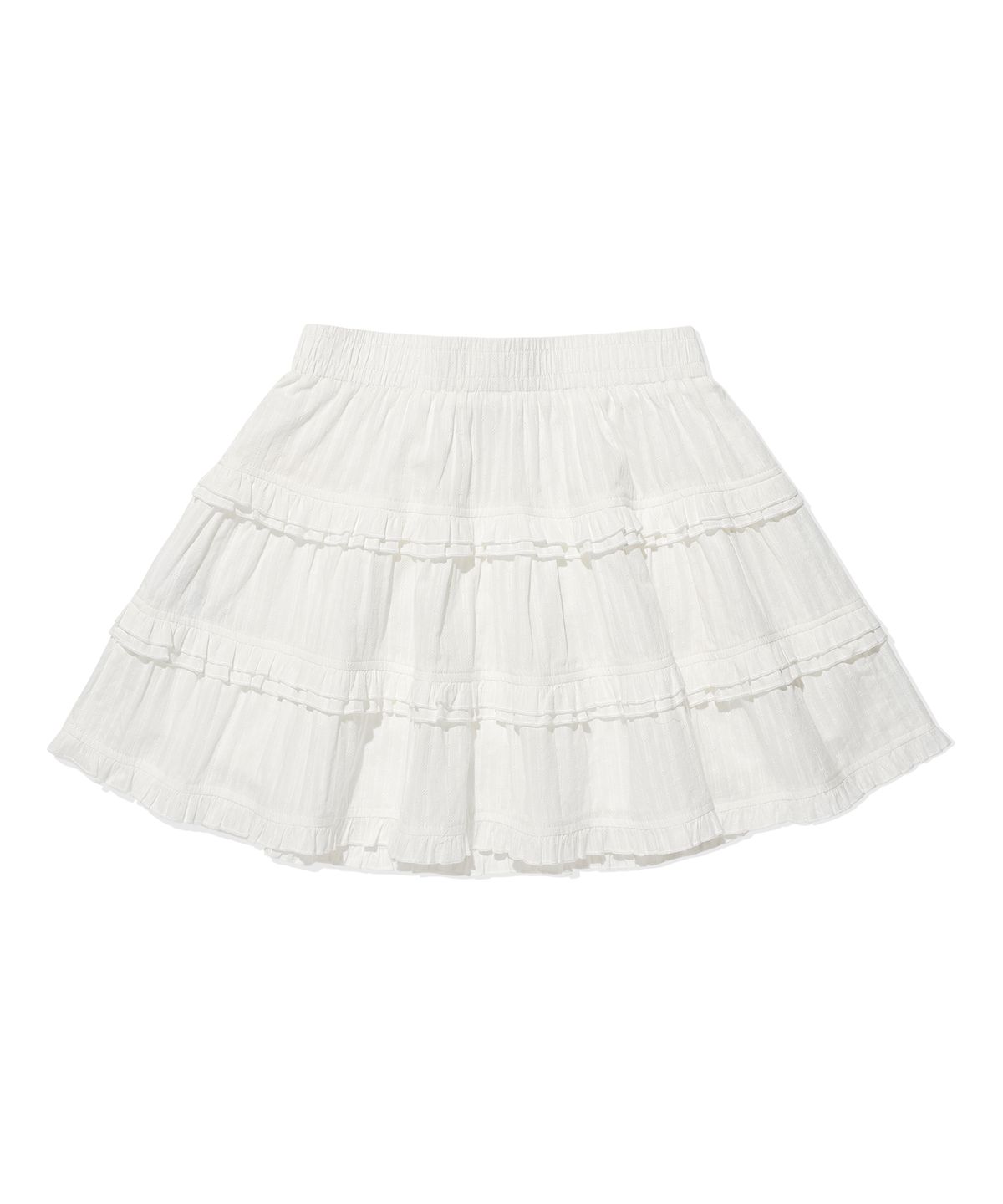 WOMEN RUFFLE MINI SKIRT