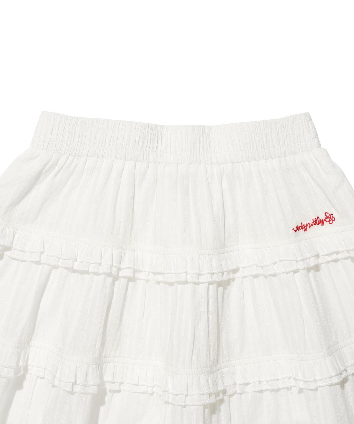 WOMEN RUFFLE MINI SKIRT